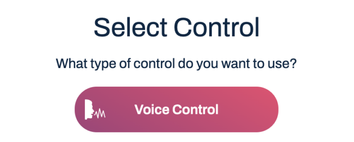 Cephable Voice Control example
