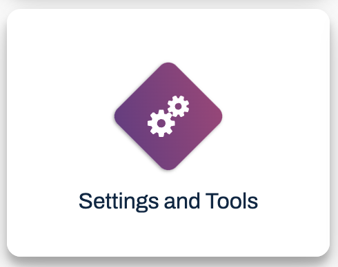 Settings Tool Button example