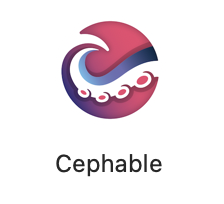 A visual reference map of the homepage of Cephable