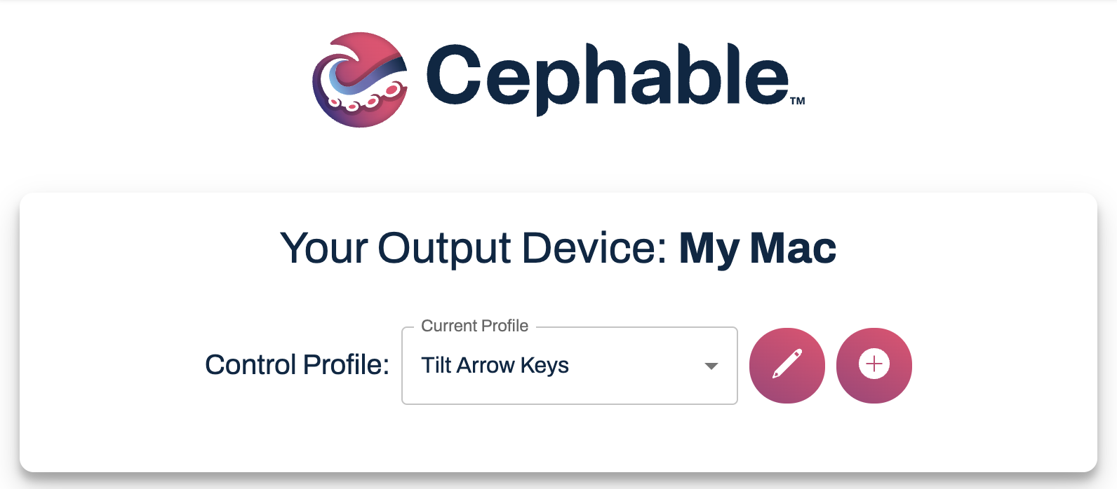 A visual reference map of the homepage of Cephable