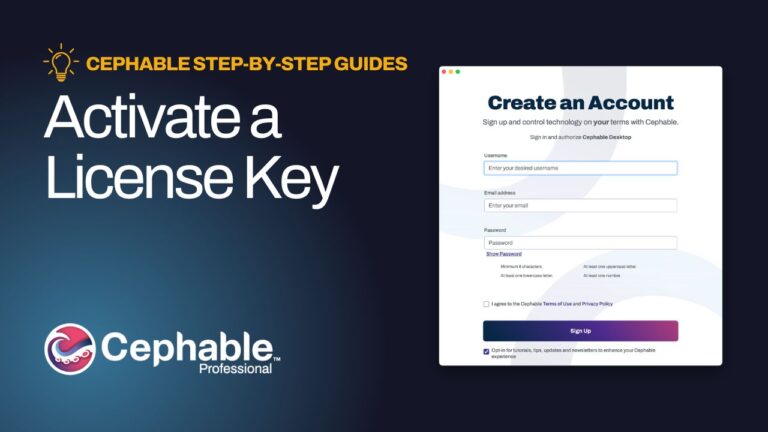 Activate a License Key