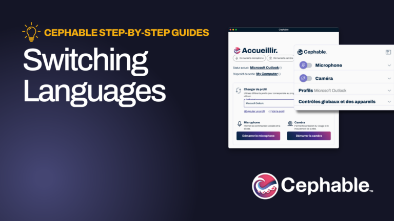 Switching Languages