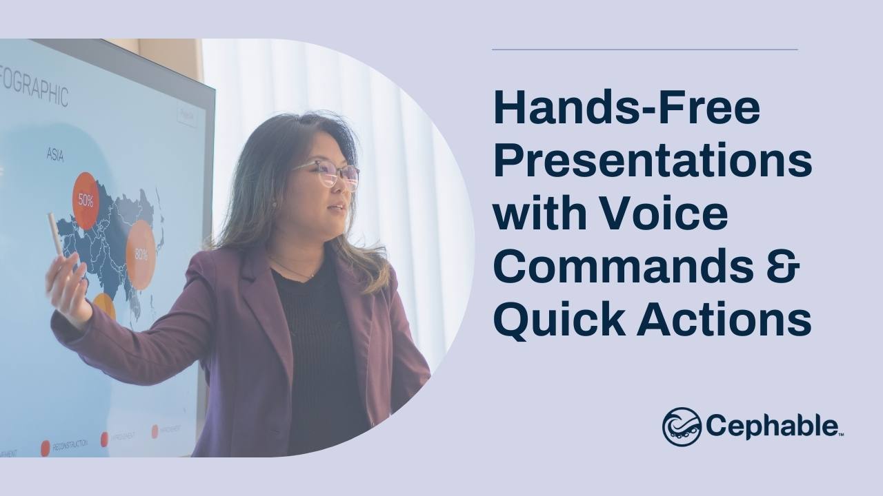 Hands-Free Presentation Controls with Voice Commands