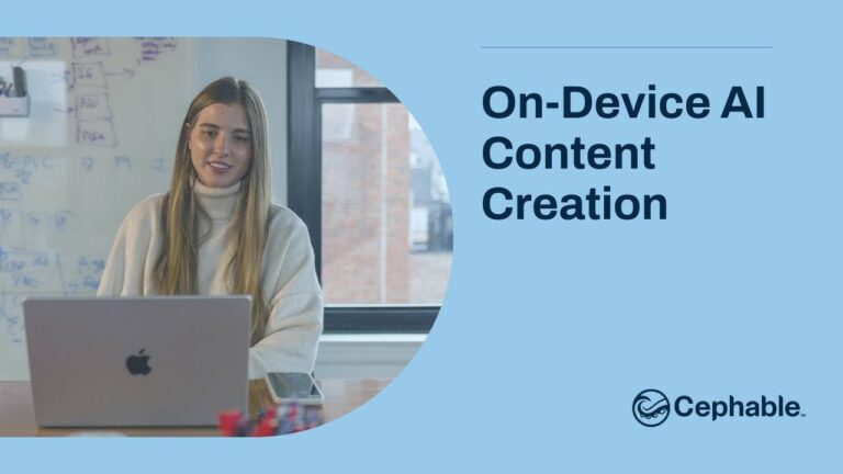 Iterate on Content and Research with Private, On-Device AI