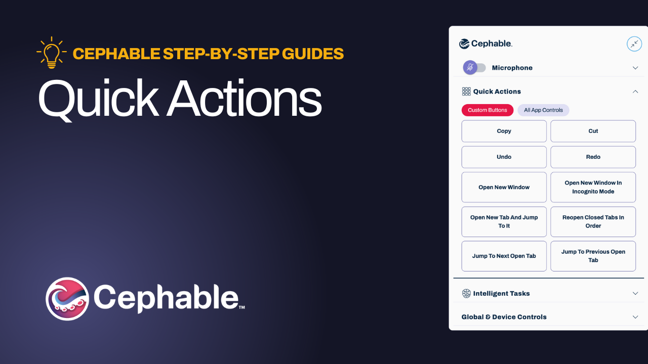 Quick Actions