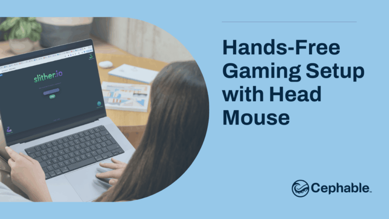 Hands-Free Gaming Setup with Head Mouse