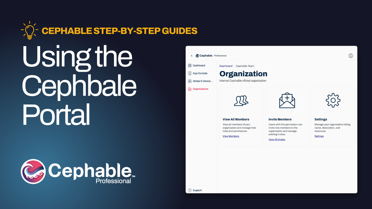 The Cephable Web Portal