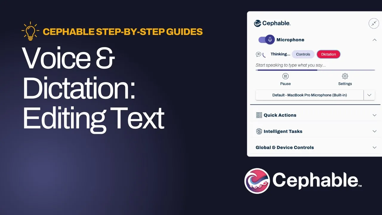 Editing Text